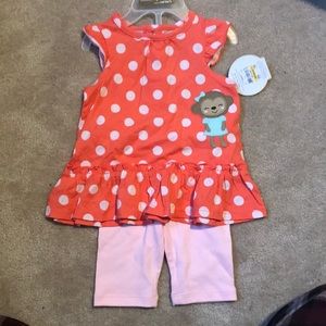 Carter’s tunic and capri set